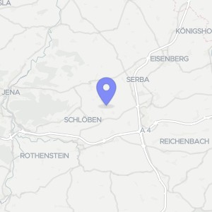 Karte von Dorfstraße 43, 07646 Waldeck