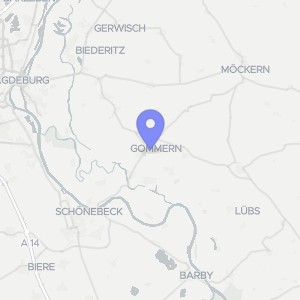 Karte von Martin-Schwantes-Straße 48, 39245 Gommern