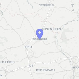 Karte von Steinhausstraße  12, 07607 Eisenberg