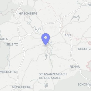 Karte von Admiral-Scheer-Straße 14, 95030 Hof