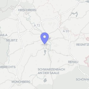 Karte von Röntgenstraße 20 a, 95030 Hof