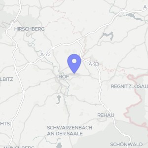 Karte von Haidter Straße  13, 95028 Hof