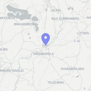 Karte von Burgwerbener Straße 34, 06667 Weißenfels
