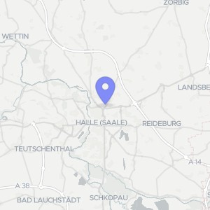 Karte von Landrain 25, 06118 Halle