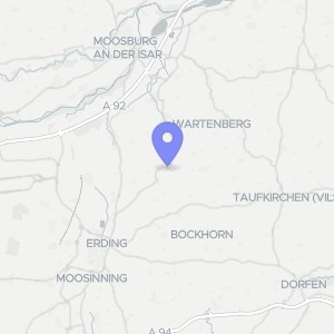 Karte von Erdinger Straße / Staatsstraße, Nähe Felben, 85447 Fraunberg