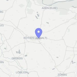 Karte von Hinsdorfer Straße 20, 06366 Köthen (Anhalt)