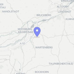 Karte von Bergstraße 32, 85368 Moosburg a. d. Isar, Pformbach