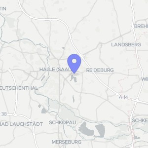 Karte von Marienkäferweg 17, 06116 Halle