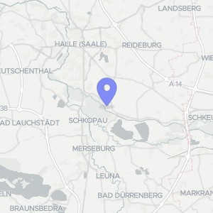 Karte von Berliner Straße 1, 06258 Schkopau, Döllnitz