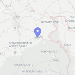 Karte von Friedrich-Ebert-Straße 10, Pfarrstraße 3, 95111 Rehau