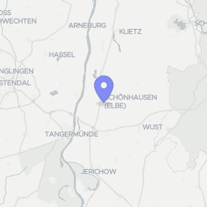 Karte von Heinestraße 12, 39524 Schönhausen