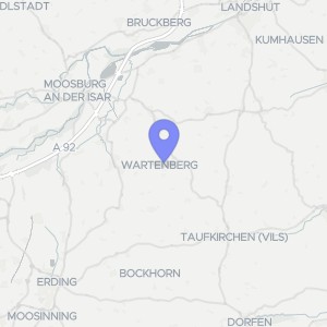 Karte von nähe Kirchberg, 86941 Ebershausen