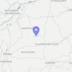 Karte von Pfaffinger Weg 7, 84439 Steinkirchen