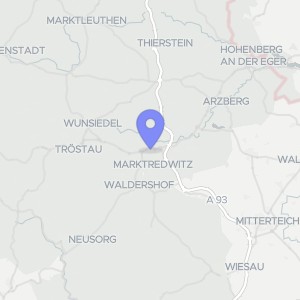 Karte von Eigenheimstraße 9, 95615 Marktredwitz