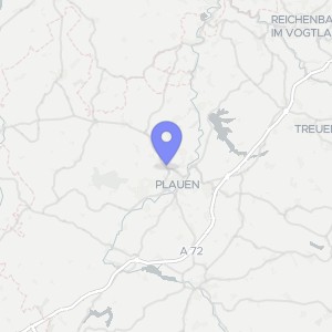 Karte von Rückertstraße 3, 08523 Plauen, Haselbrunn