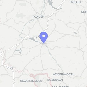 Karte von Bahnhofstraße 17, 08606 Oelsnitz