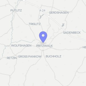 Karte von Am Ring 9, 10, 16928 Groß Pankow, Gulow-Steinberg