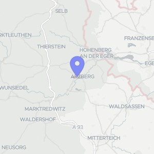 Karte von Geschäft im EG im Teilungsplan Nr. II, in einem Wohn- und Geschäftshaus: Sandauer Straße 2, 4, 95659 Arzberg