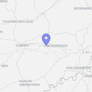 Karte von Mühldorfer Straße 58, 84419 Schwindegg
