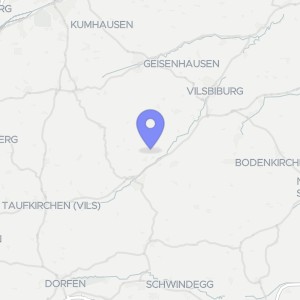 Karte von Nähe Fußball-/Sportplatz Eberspoint bzw. Holzen, 84149 Velden