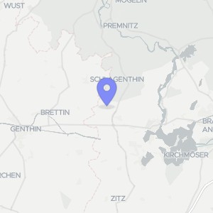 Karte von Schlagenthiner Straße 4, 14789 Bensdorf