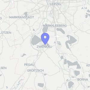 Karte von Großdeubener Weg 11, 04442 Zwenkau