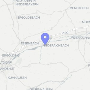 Karte von Schlösselberg, 84100 Niederaichbach, Hüttenkofen