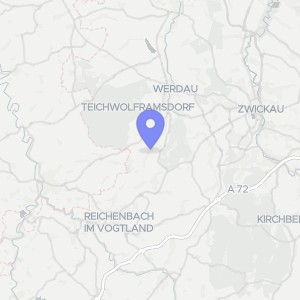Karte von Dorfstraße  52, 08427 Fraureuth