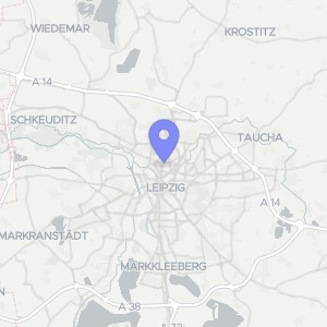 Karte von Blochmannstraße  2,4,6, 04105 Leipzig