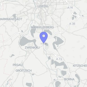 Karte von Hauptstraße 95, 04564 Böhlen