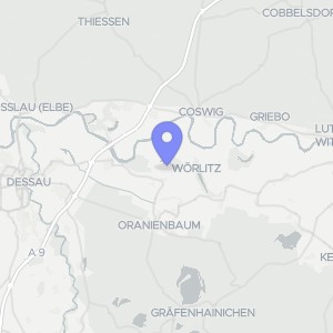 Karte von Erdmannsdorffstraße 75, 06785 Oranienbaum-Wörlitz, OT Wörlitz