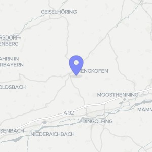 Karte von Klausen  1, 84152 Mengkofen