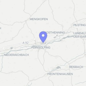 Karte von Moosweg 13, 84130 Dingolfing