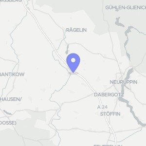 Karte von Bergstraße 29, 16818 Walsleben