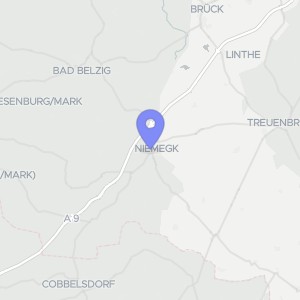 Karte von Grünstraße 43, 14823 Niemegk