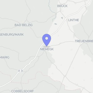 Karte von Bahnhofstraße 20, 14823 Niemegk