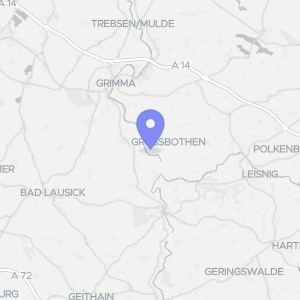 Karte von Am Brückenberg  9, 04668 Grimma , OT Kössern