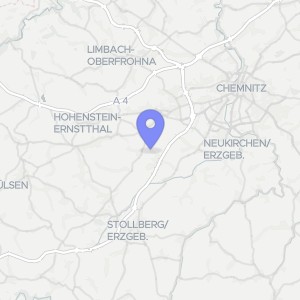 Karte von Hauptstraße  137b, 09387 Jahnsdorf
