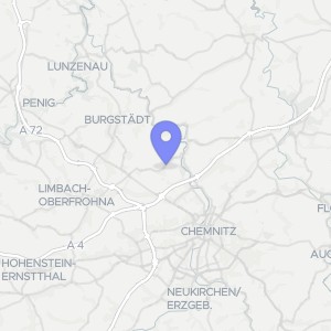 Karte von Untere Hauptstraße 38, 09228 Chemnitz