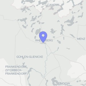 Karte von Mühlenblick 6, 16831 Rheinsberg