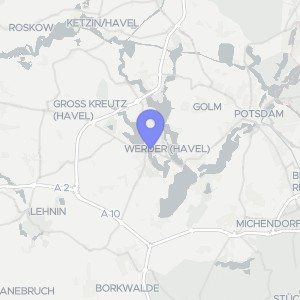 Karte von Glindower Chaussee 154, 14542 Werder, Glindow