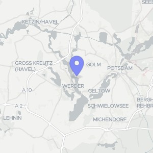 Karte von Am Ufer 10, 14548 Schwielowsee, Geltow