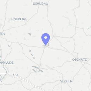 Karte von Oststraße  1-3, 04779 Wermsdorf, Luppa