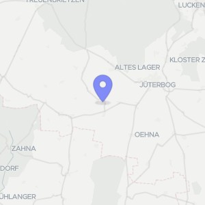 Karte von Ackerstraße 22, 14913 Niedergörsdorf