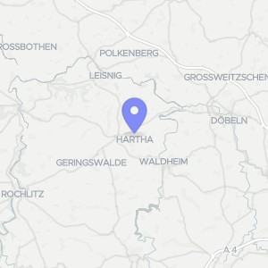 Karte von Döbelner Straße , 04746 Hartha