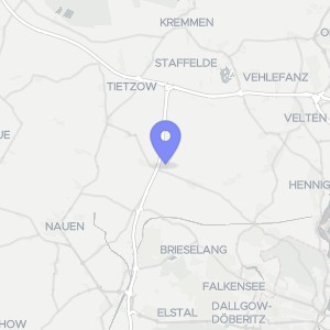 Karte von Perwenitzer Dorfstraße 70, 14621 Schönwalde-Glien, OT Perwenitz