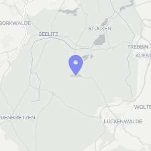 Karte von Weinbergstraße 36, 14947 Nuthe-Urstromtal, Dobbrikow