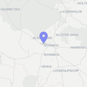 Karte von Lindenstraße  7/8, 14913 Jüterbog