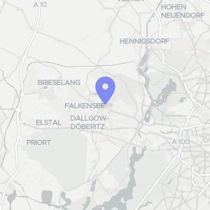 Karte von Nobelstraße 1, 14612 Falkensee