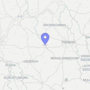 Karte von Dorfstraße  2, 09600 Oberschöna